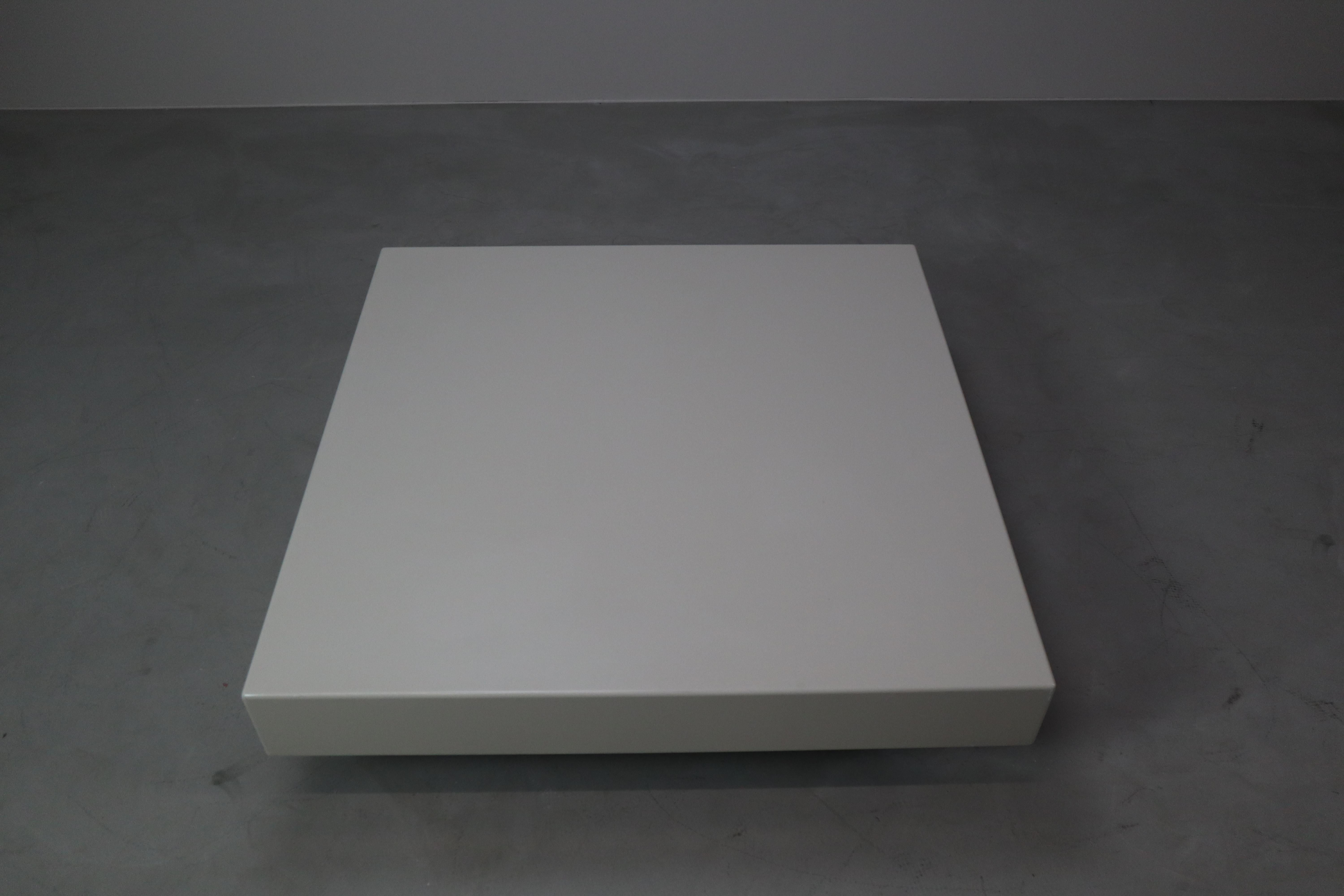 Sleek vintage minimalist coffee table For Sale 8