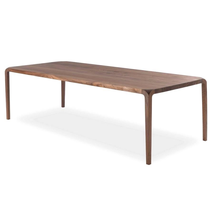 Table à manger en bois épuré:: conçue par Karim Rashid:: fabriquée en Italie Neuf - En vente à Beverly Hills, CA
