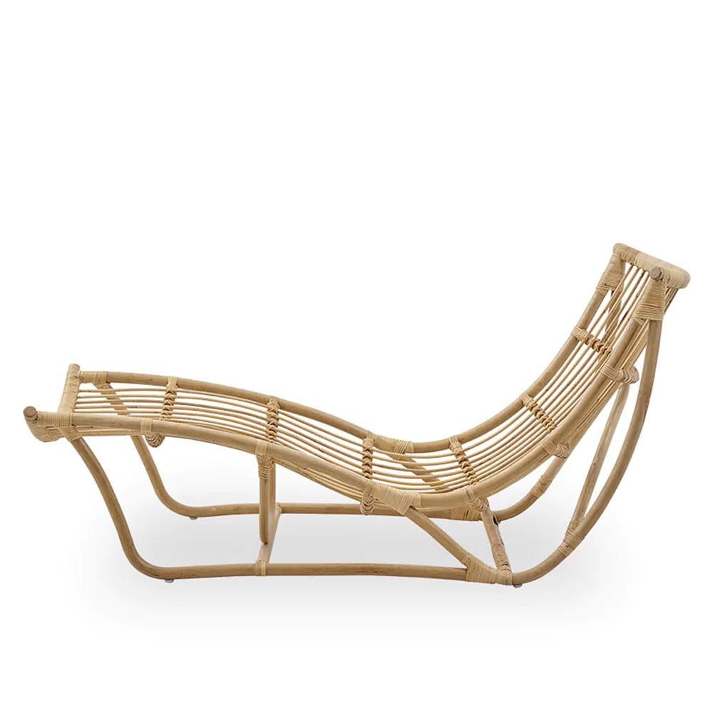 Contemporary Sleeper Natural Chaise Longue For Sale