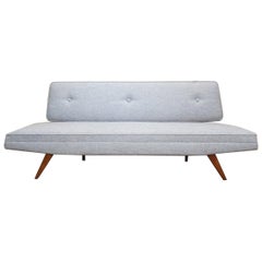 Vintage Sleeper Sofa or Daybed Belfort, Light Gray, 1958