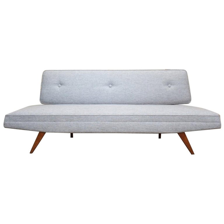 Sleeper Sofa or Daybed Belfort, Light Gray, 1958 For Sale at 1stDibs