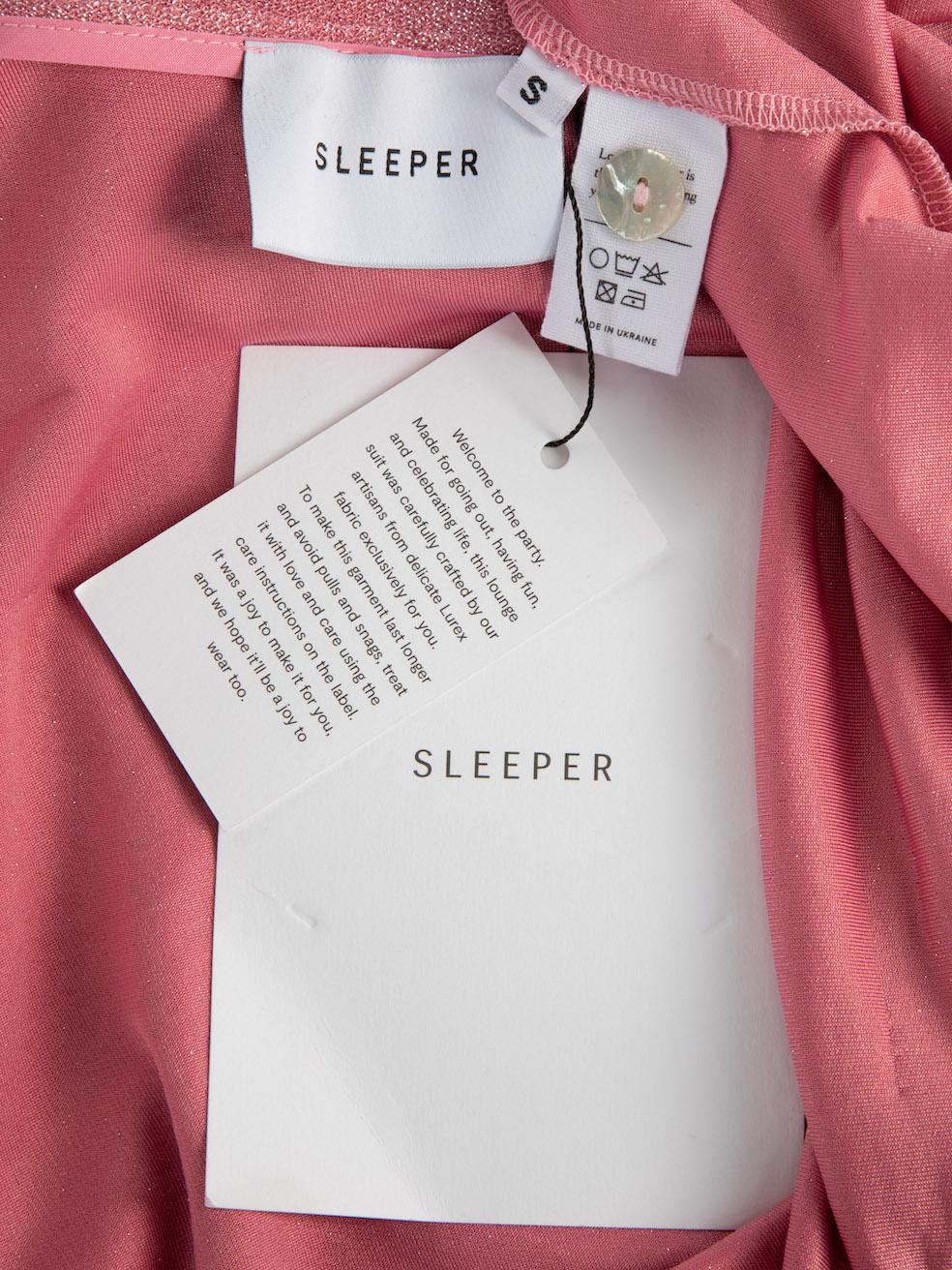 Sleeper Women's Matching Pink Glitter Pyjama Set 2