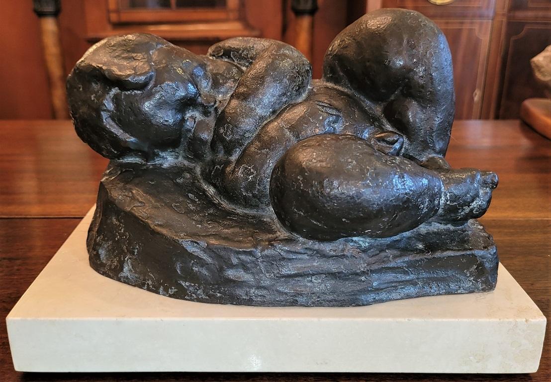 20th Century Sleeping Baby Bronze by Charles Umlauf