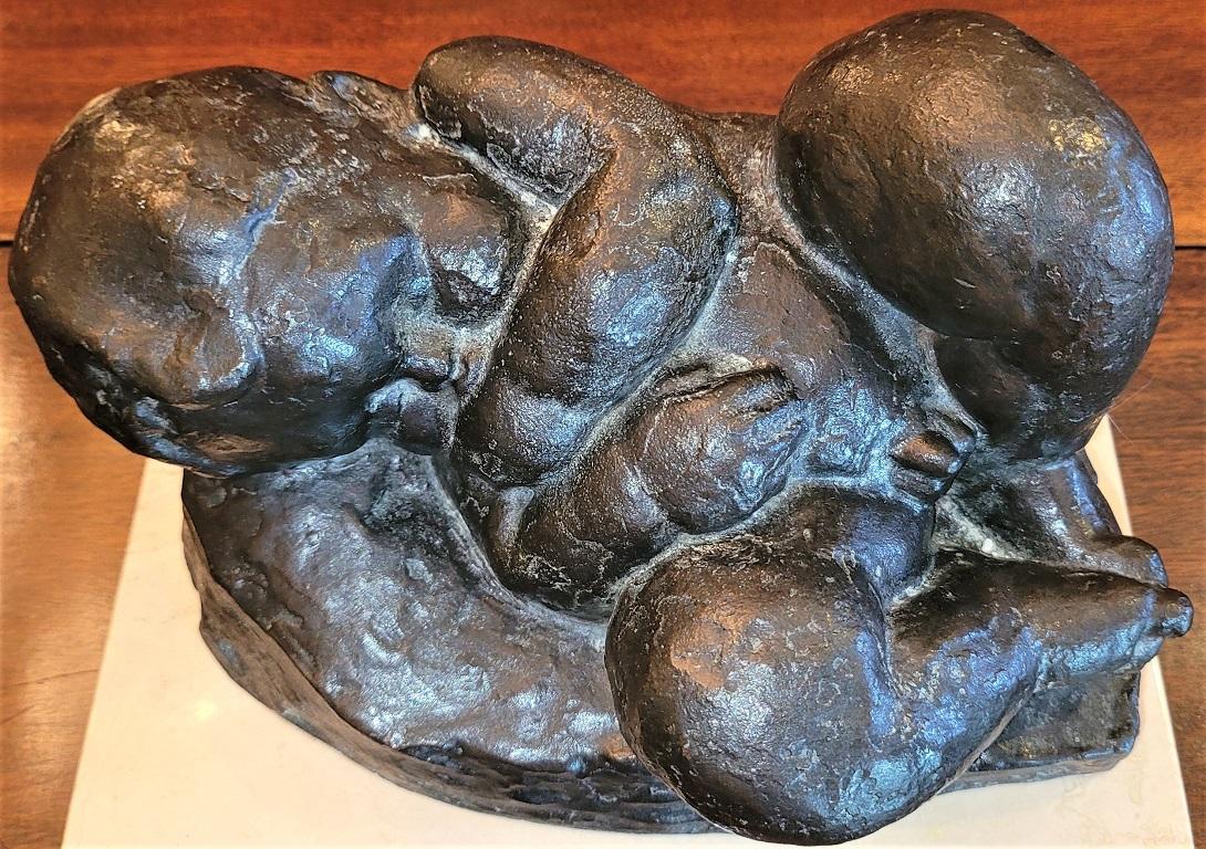 Sleeping Baby Bronze by Charles Umlauf For Sale 1