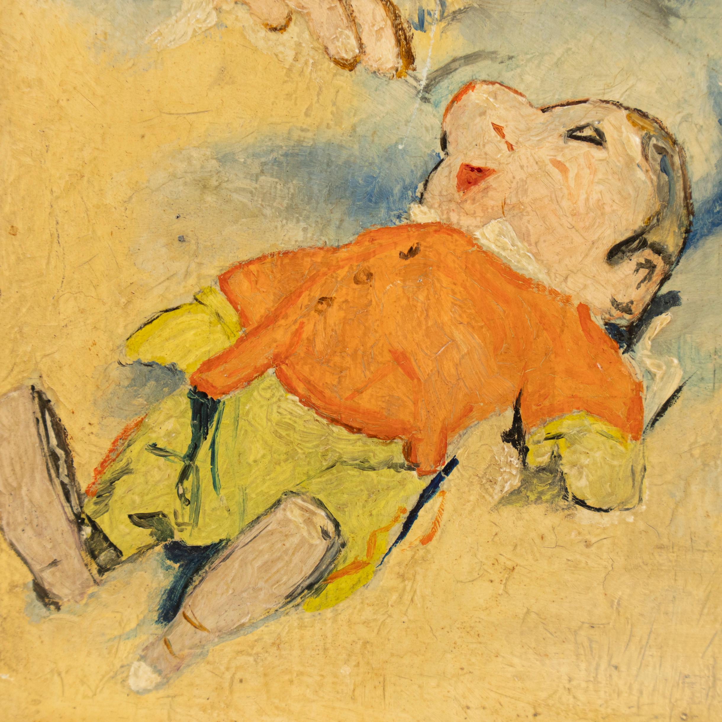 Sleeping Baby, Jan Sluijters (1881-1957) For Sale 2