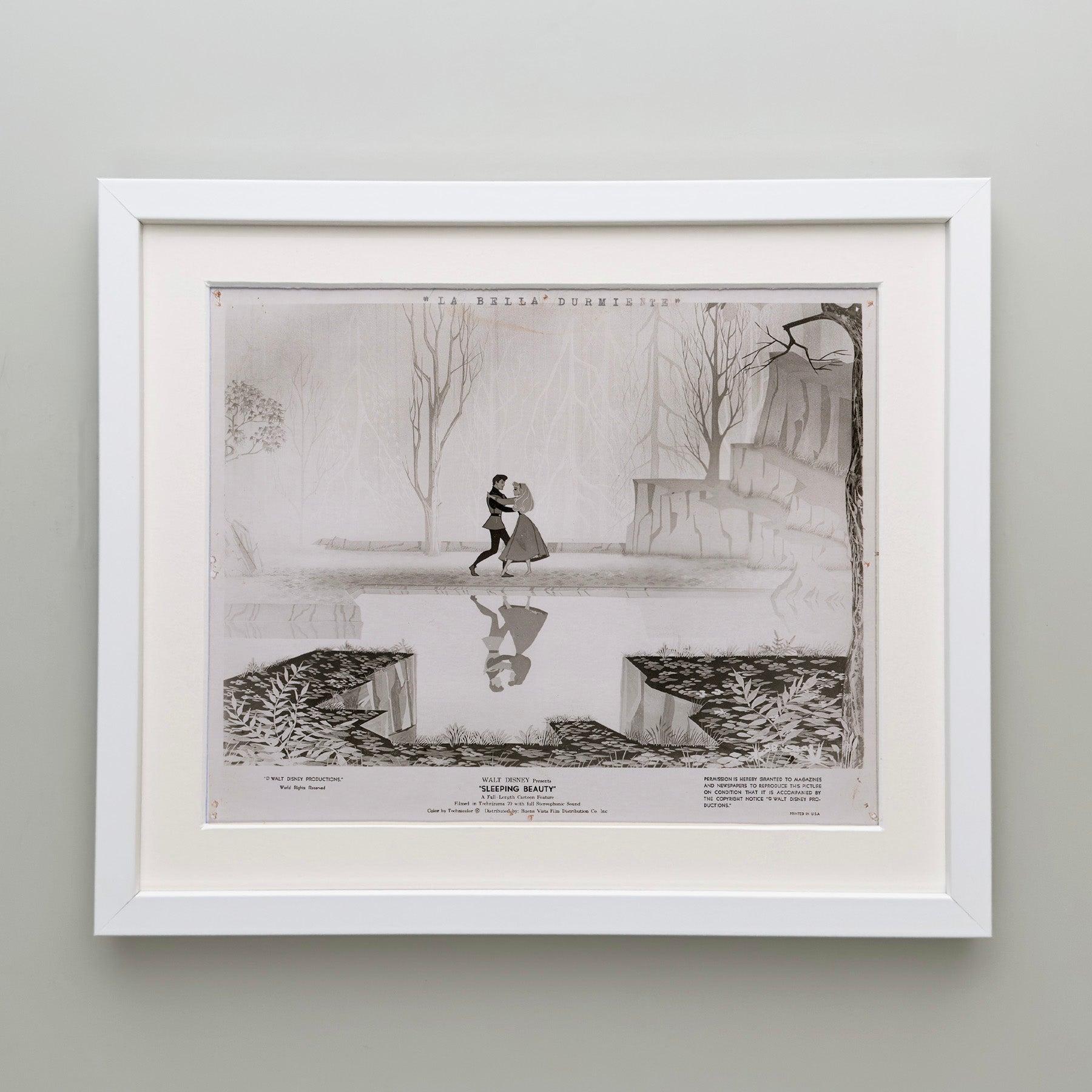 La Belle au Bois Dormant (1959) Publicité pour la presse - Encadré Excellent état - En vente à Bath, Somerset