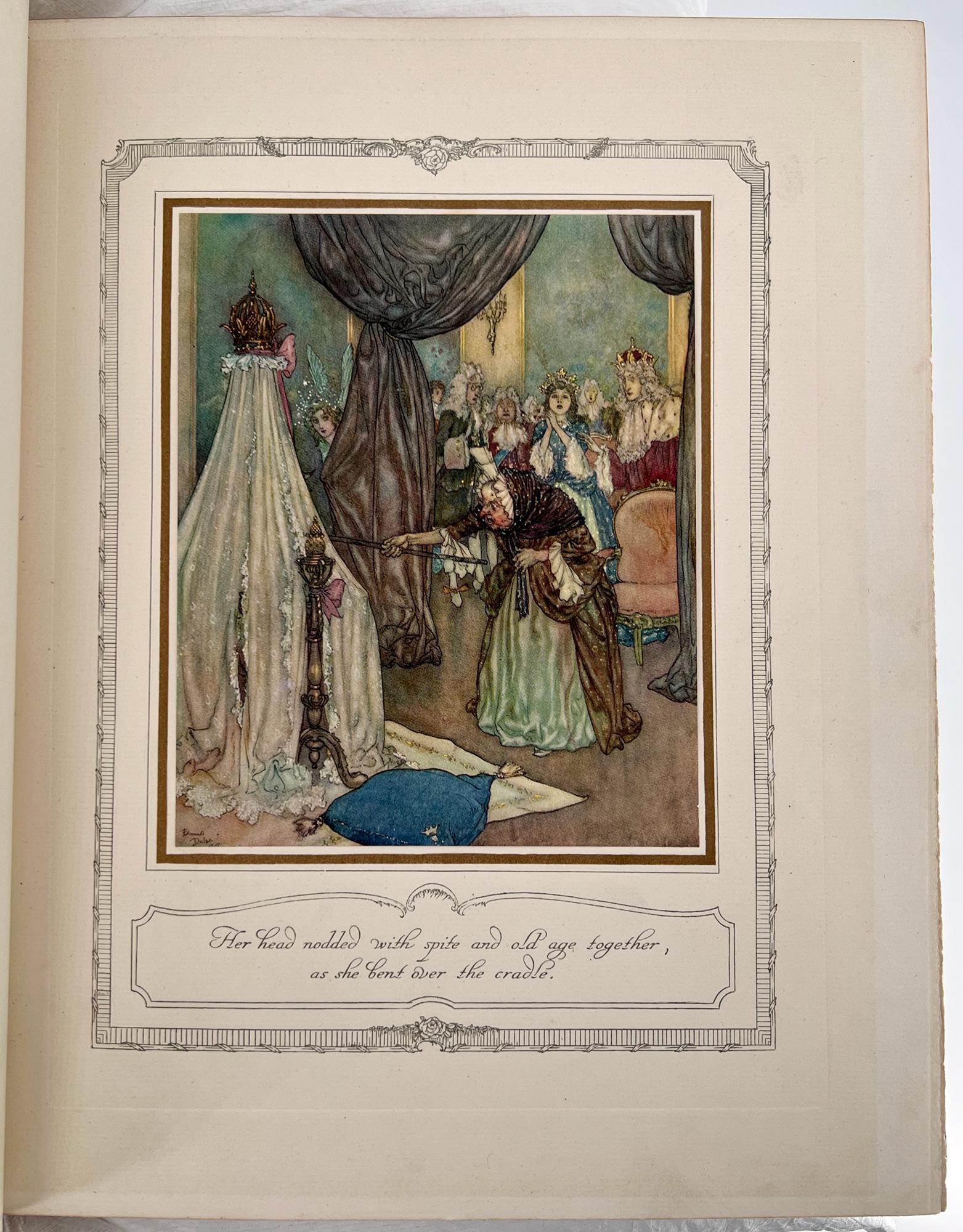 La beauté endormie et autres contes de fées de Sir A. Q. Couch  Edmund Dulac illustré. 2