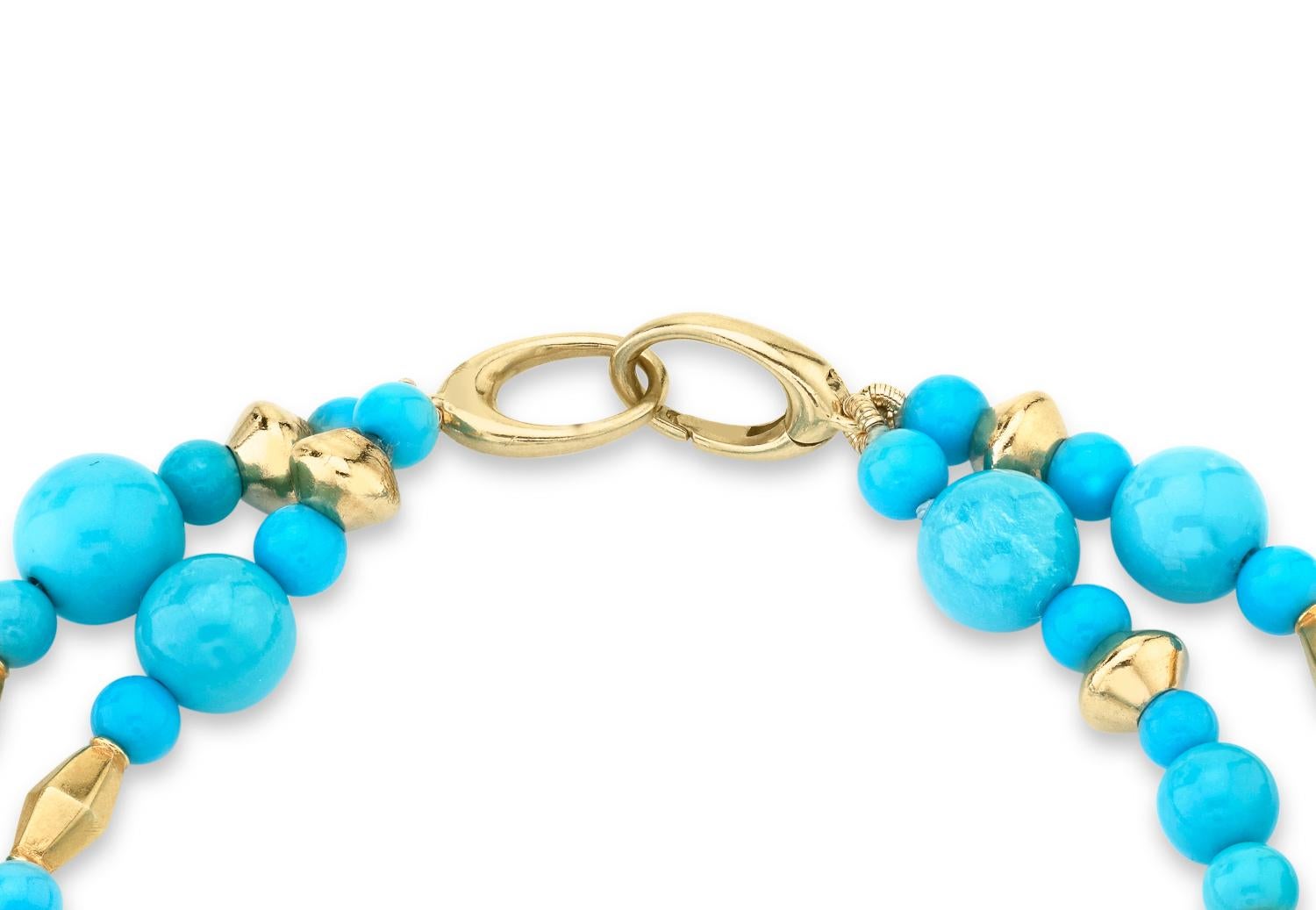 blue bead bracelet