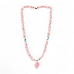 Genuine Sleeping Beauty Turquoise and Sapphire Diamond Pendant Necklace