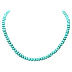 Used Sleeping Beauty Turquoise Necklace