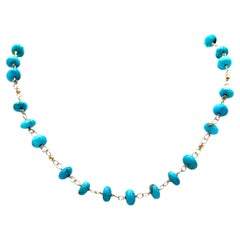 Sleeping Beauty Turquoise Paradizia Necklacde