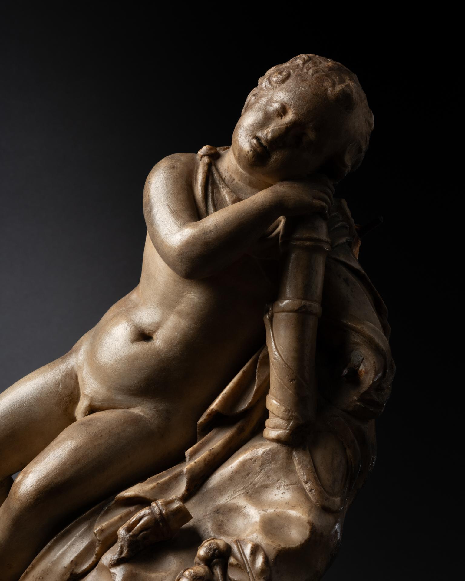 Italiano Eros dormiente - Roma, XVI secolo in vendita