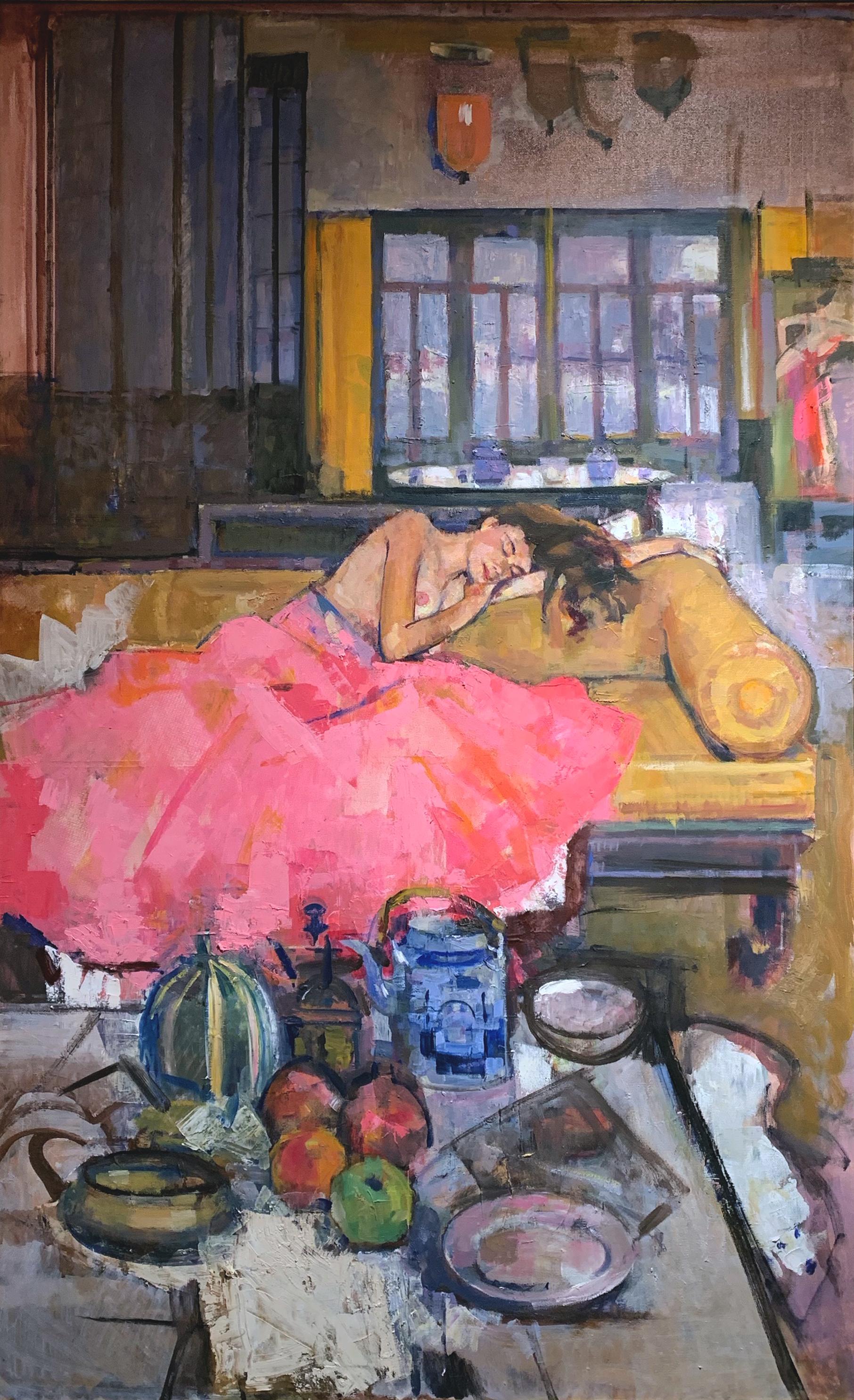 Geoffrey Humphries (nato ad Amersham, in Inghilterra, nel 1945) è un acclamato pittore figurativo britannico che vive e lavora a Venezia dalla metà degli anni Sessanta. Formatosi presso la High Wycombe School of Art, il London College of Printing e
