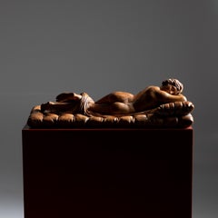 Hermafrodita dormido en terracota, principios del siglo XX