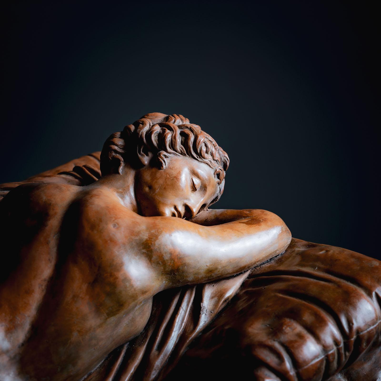 the sleeping hermaphrodite statue