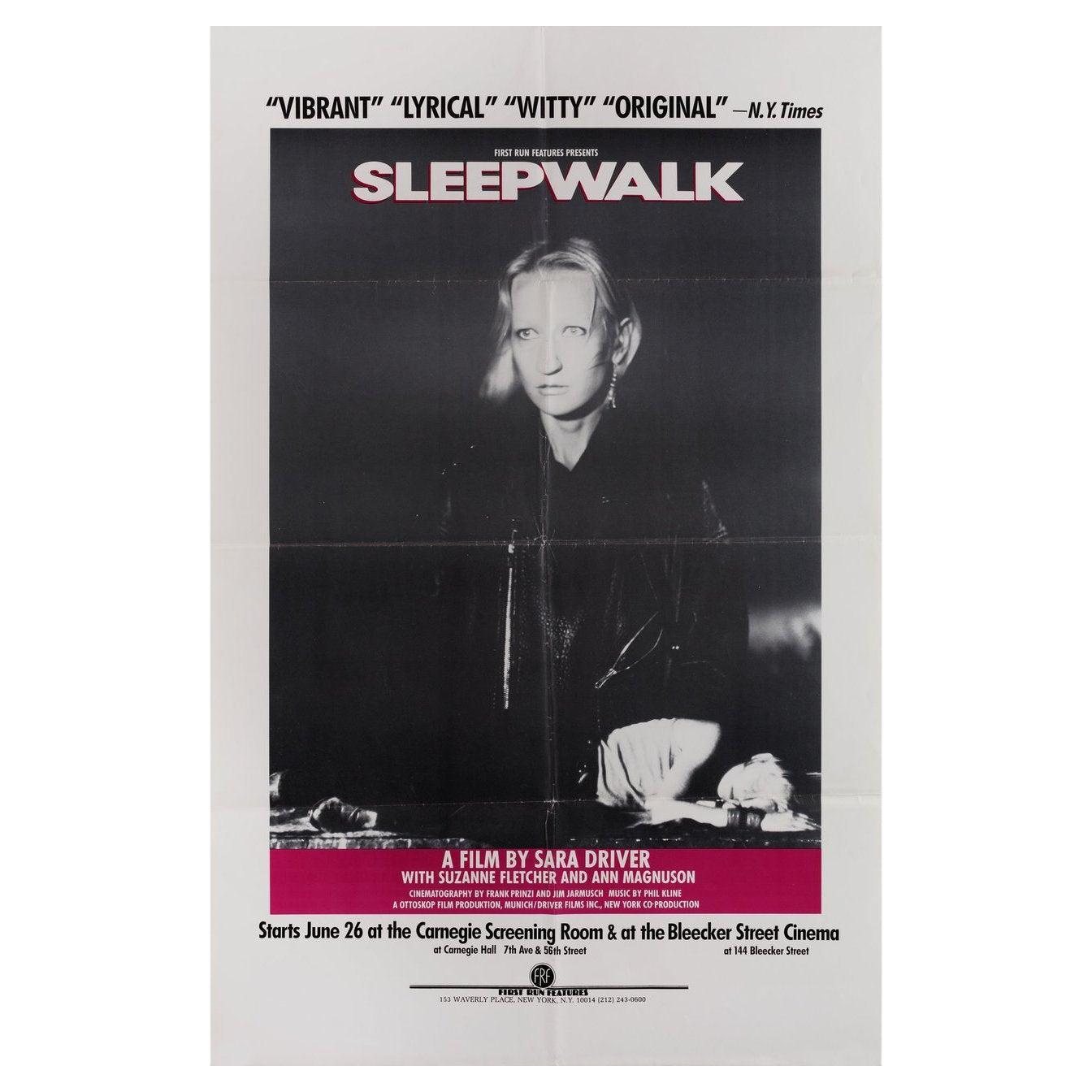 Sleepwalk 1986 U.S. Filmplakat