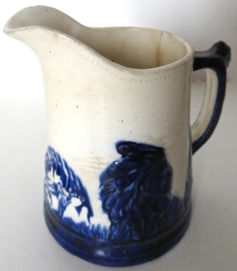 "Sleepy Eye" Complete Set of 5 Stoneware Pitchers, American, circa 1905