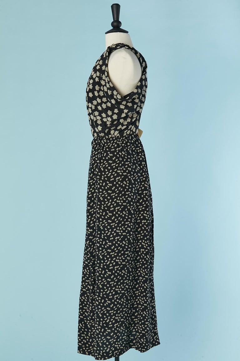 Sleeveless and printed evening dress BALENCIAGA For Sale at 1stDibs Sleeveless and printed evening dress BALENCIAGA For Sale at 1stDibs