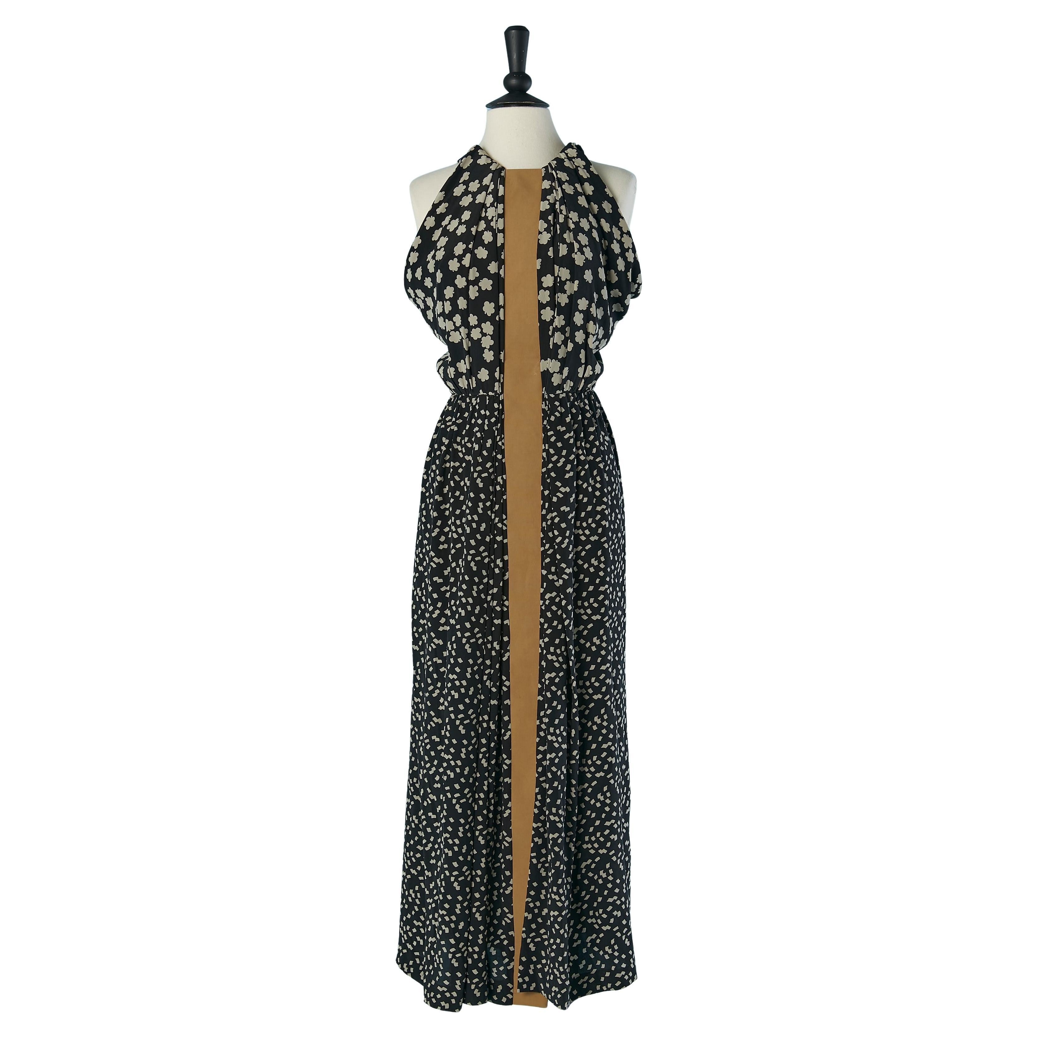 Robe de soirée sans manches et imprimée BALENCIAGA