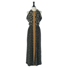 Sleeveless and printed evening dress BALENCIAGA