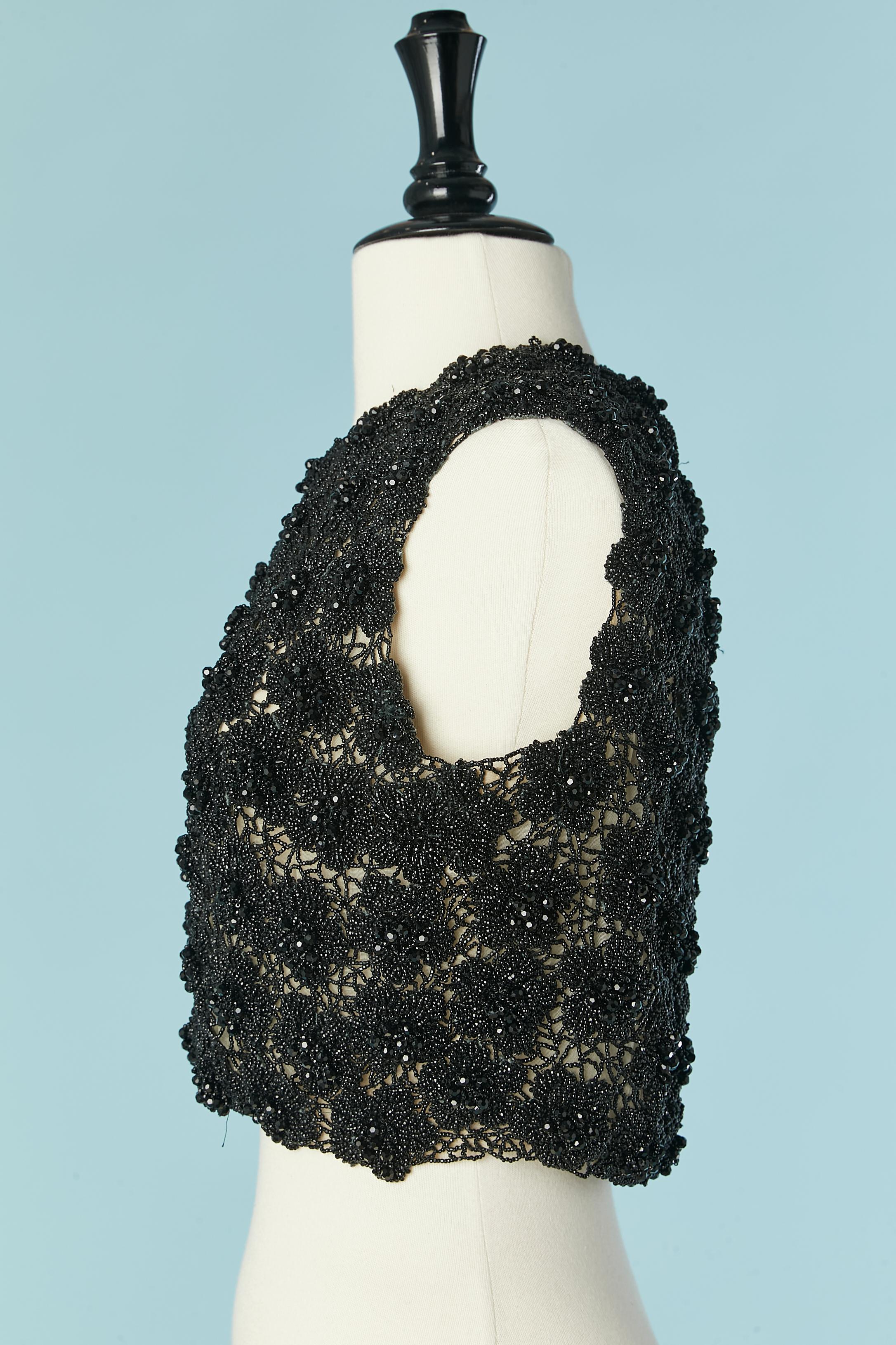 Women's Sleeveless beaded top  Maggy Reeves  Circa 1960's For Sale
