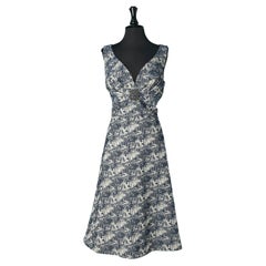 Sleeveless brocade cocktail dress with beadwork  KAY UNGER New with tag
