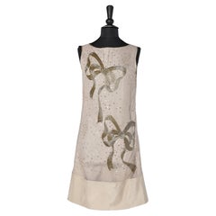 Vintage Sleeveless cocktail dress with beaded work REDValentino 