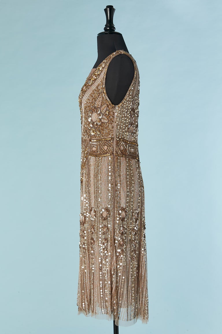 slim fit dress slacks Knotted Sequin Sleeveless Dress with Slit for Formal Weddings & Evening  Events