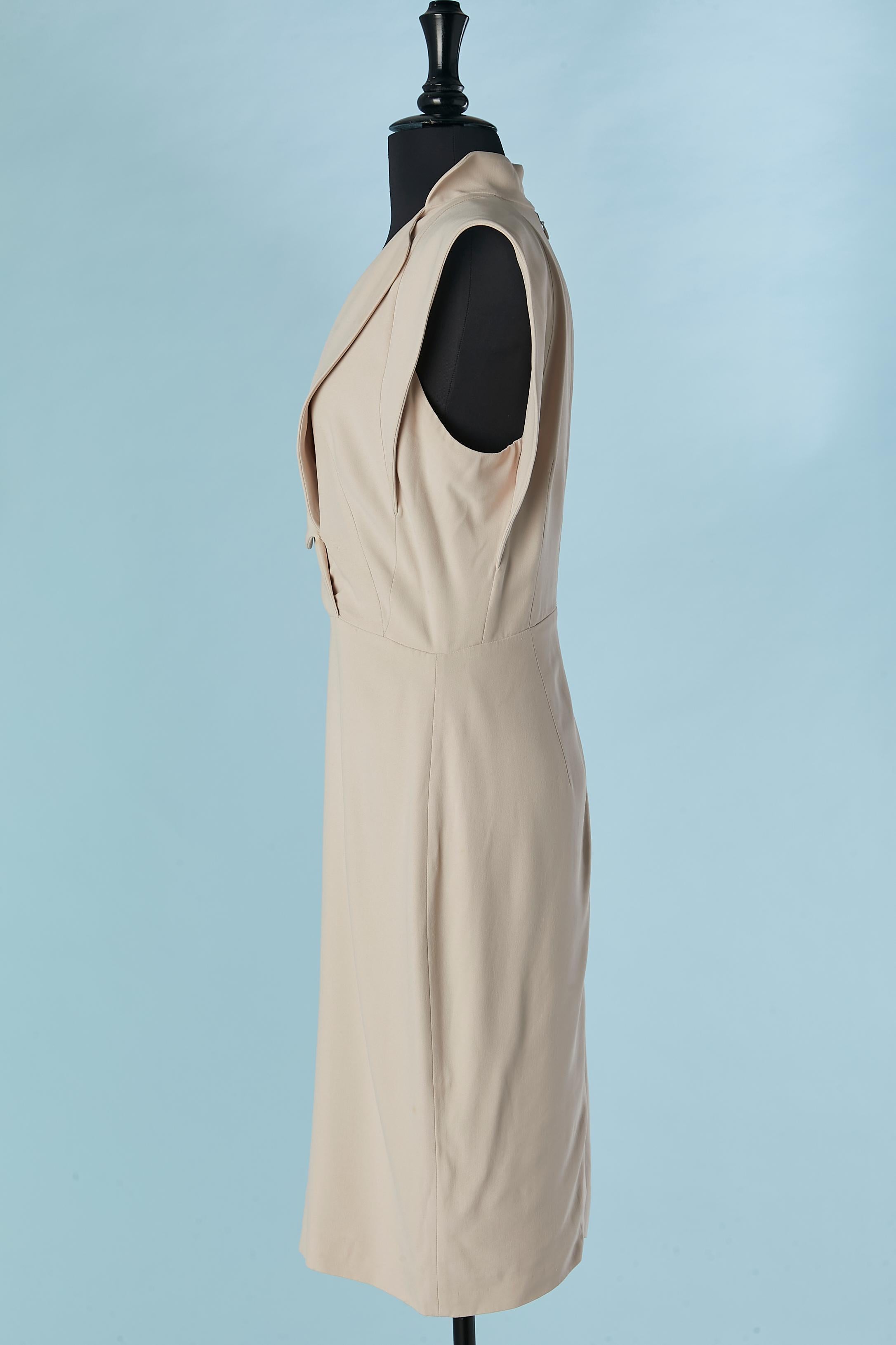 Sleeveless cocktail dress with satin belt Alexander McQueen  For Sale 1