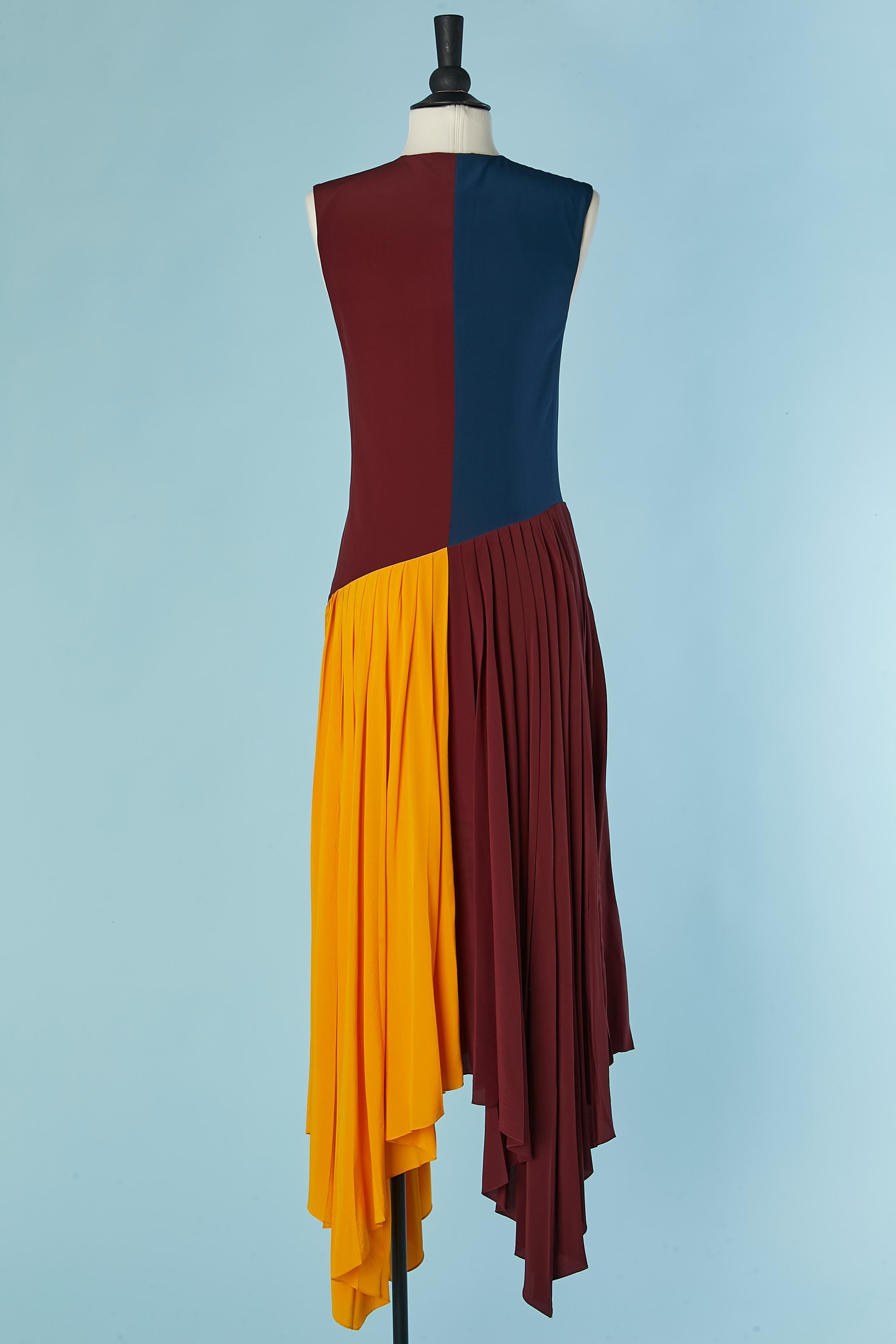 Abito color-block senza maniche con pieghe sul fondo GIVENCHY in vendita 1