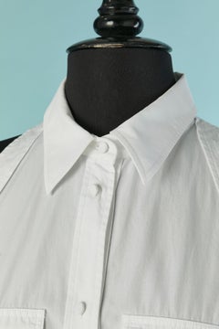 Sleeveless cotton chemise dress HELMUT LANG