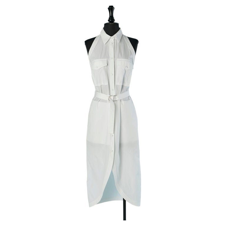 helmut lang shirt dress Helmut Lang Ribbed Shirt Dress
