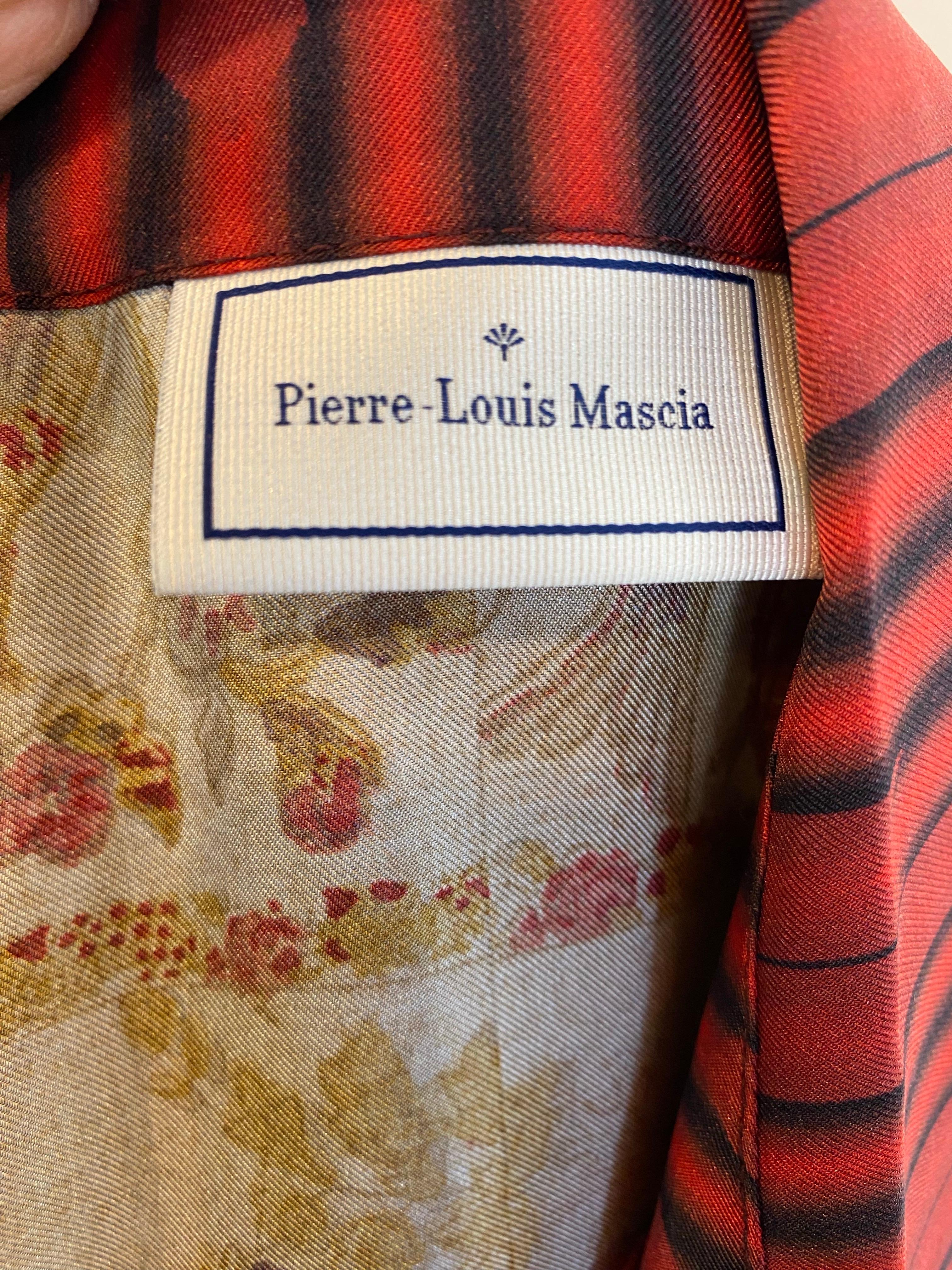 Abito senza maniche di Pierre Louis Mascia in 100% seta. in vendita 4