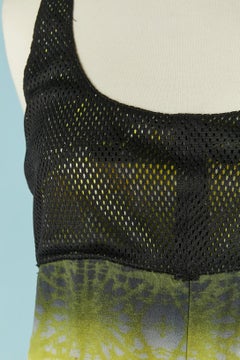 Robe sans manches en maille et tissu imprimé JPG JEAN'S