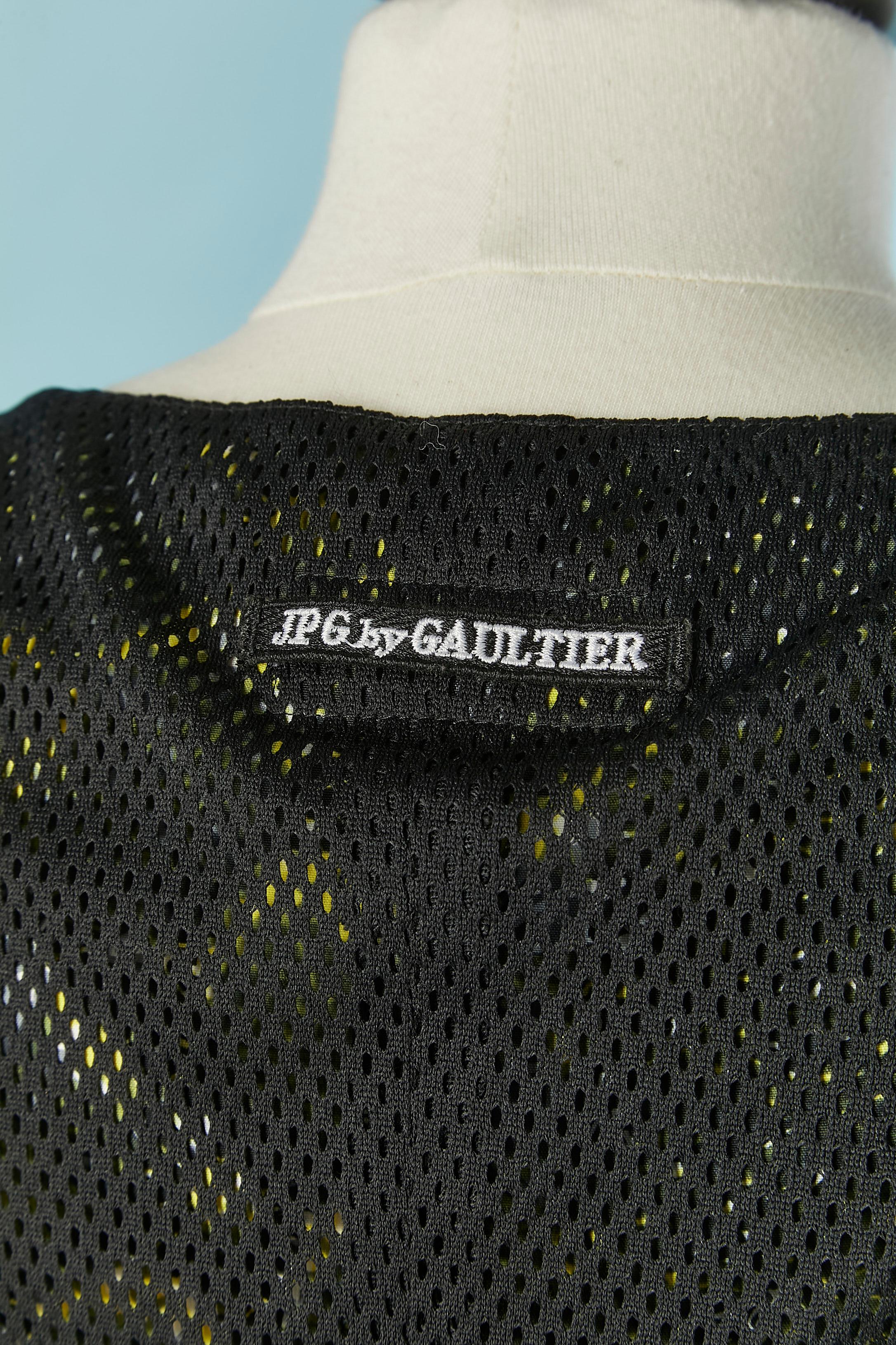 Robe sans manches en maille et tissu imprimé JPG JEAN'S Pour femmes en vente