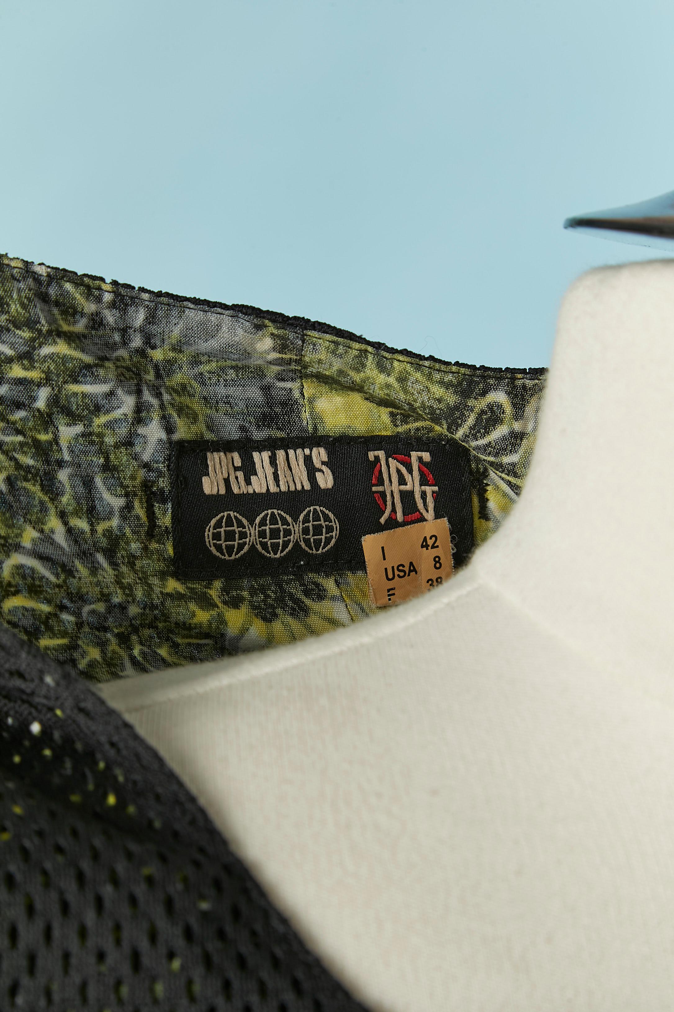 Robe sans manches en maille et tissu imprimé JPG JEAN'S en vente 1