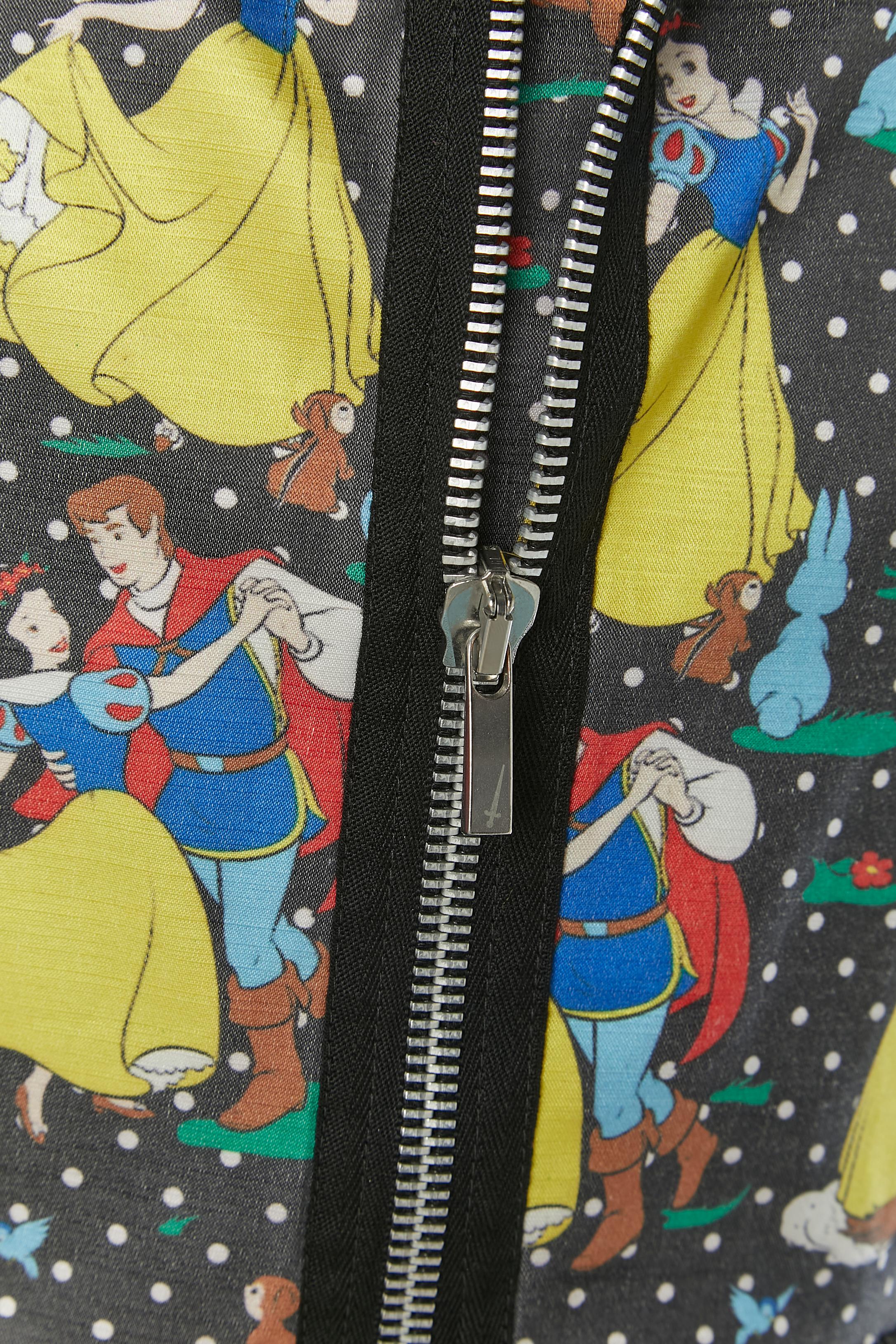 Sleeveless dress with White Snow print JC/DC Jean-Charles de Castelbajac For Sale 1