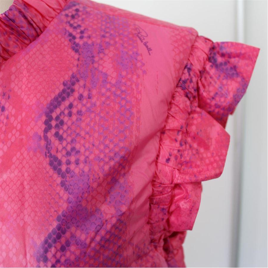 Pink Roberto Cavalli Sleeveless jacket size 44 For Sale