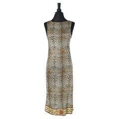 Sleeveless jersey dress with animal print CAVALLI CLASS