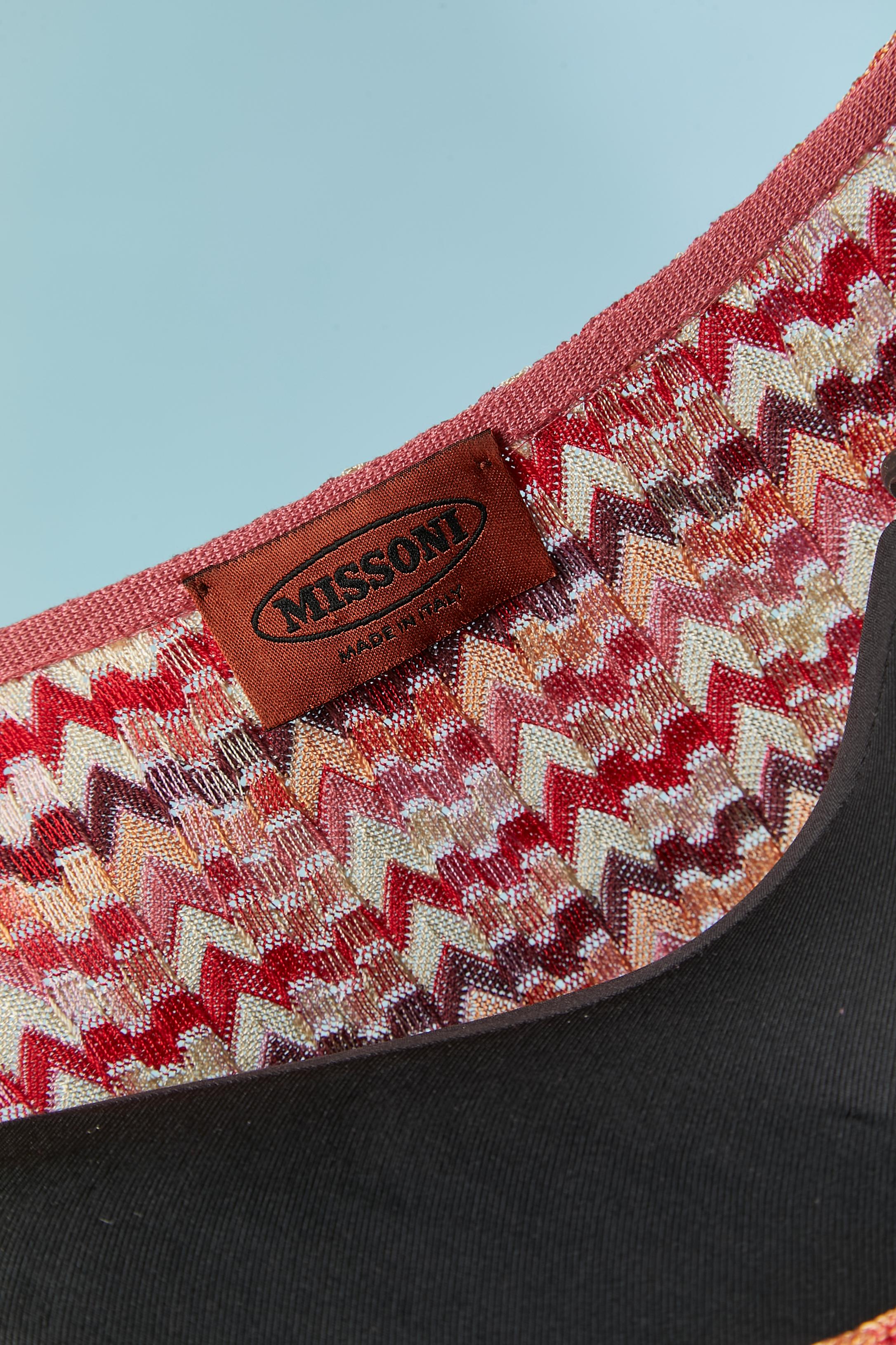 Robe sans manches en maille multicolore MISSONI en vente 1