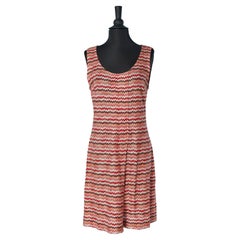 Sleeveless knit multicolor dress MISSONI