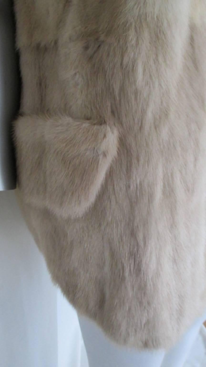 Women's or Men's Sleeveless Mink Fur Vest