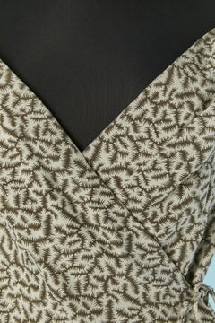 Sleeveless printed wrap silk top Red Label by Vivienne Westwood