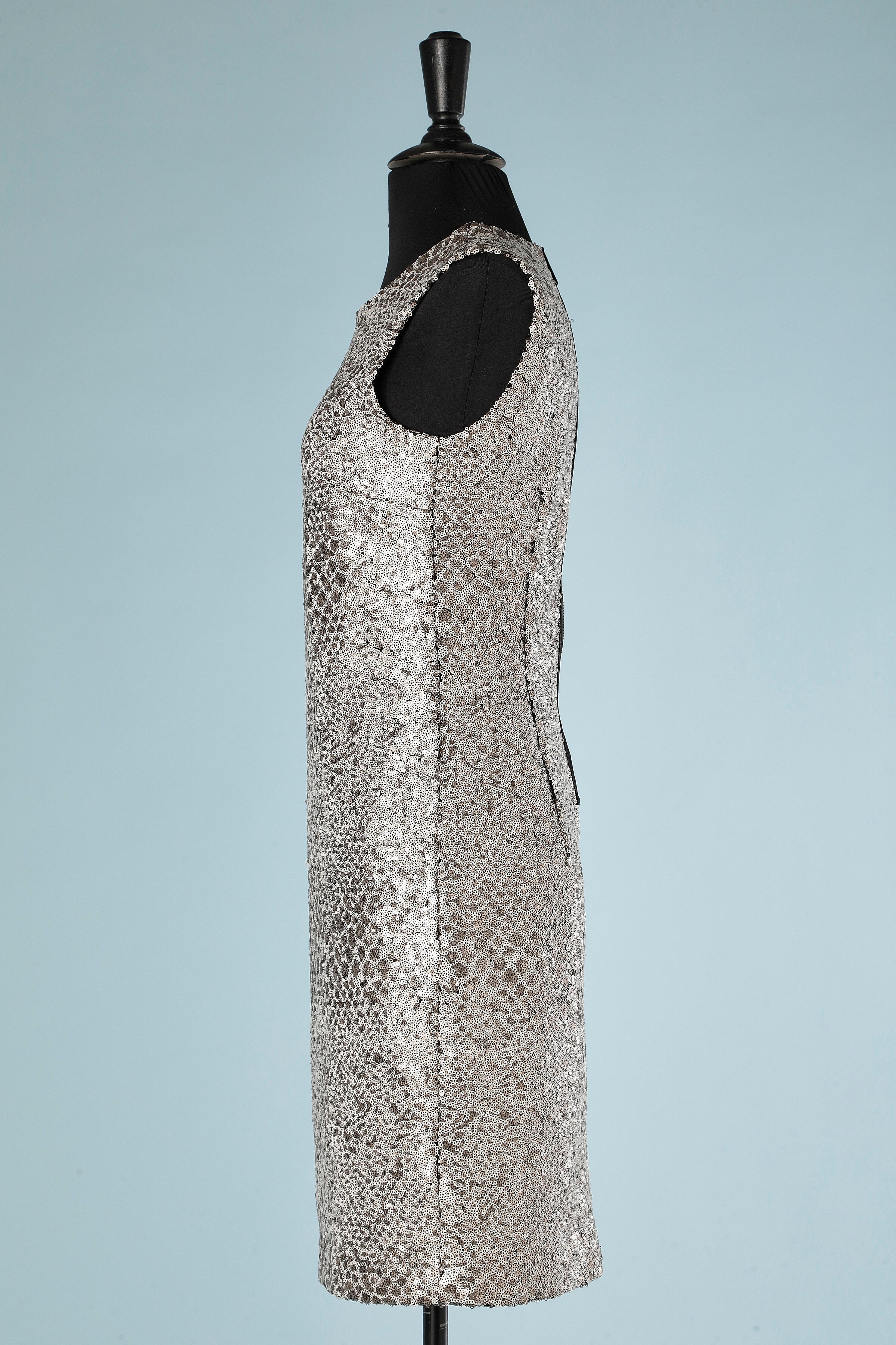 Women's Sleeveless sequin cocktail dress DKNYC  For Sale