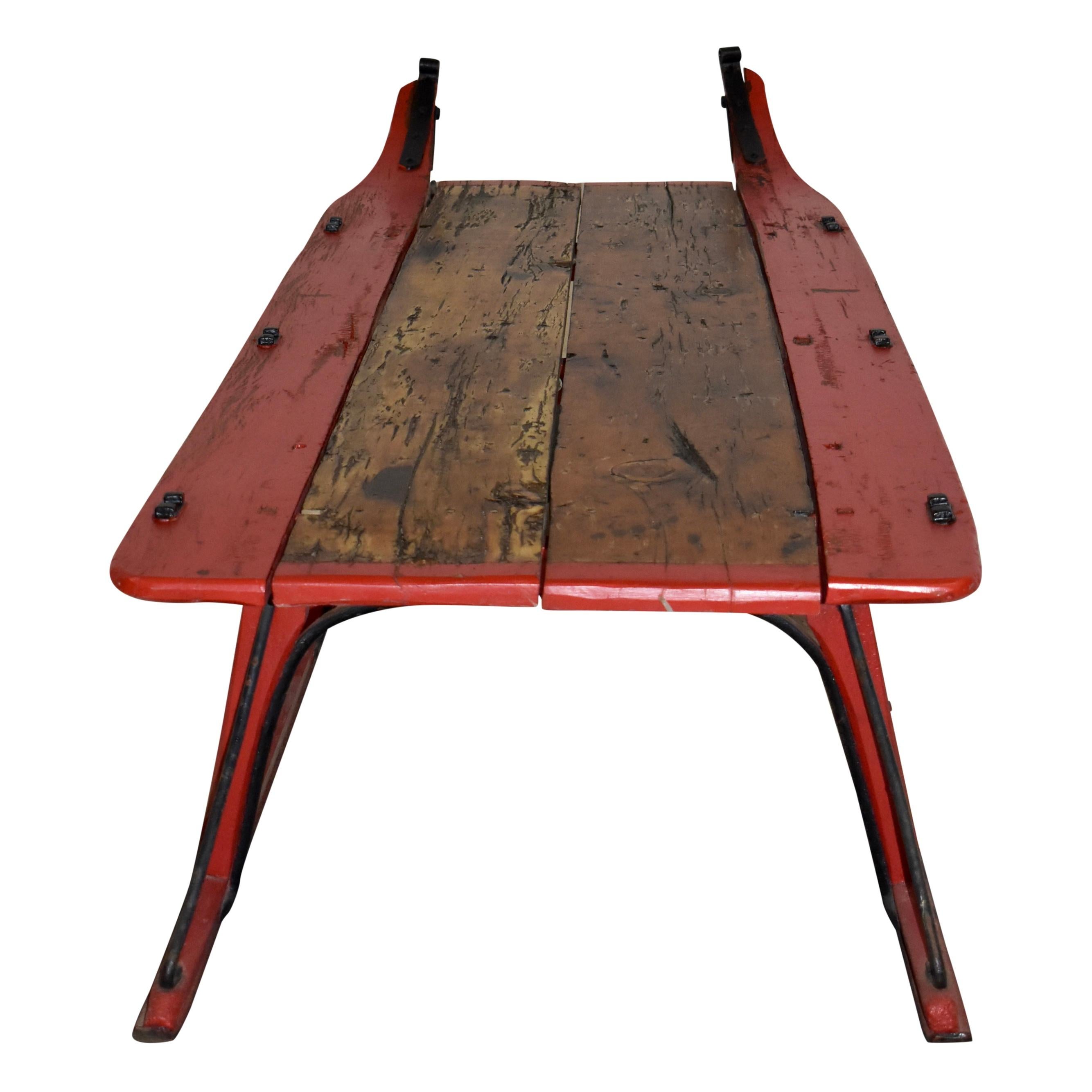 sleigh coffee table for sale