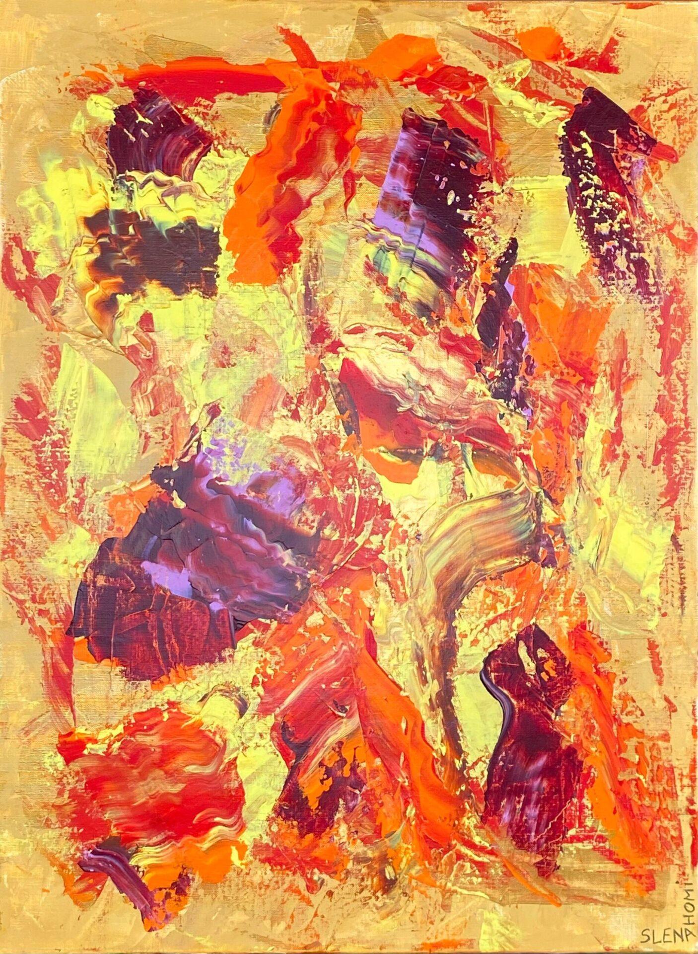 Holi 7 - Painting by Slenahomi