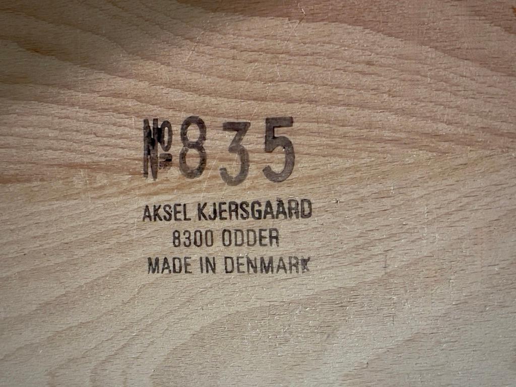 Slender chest by Nissen & Gehl for Aksel Kjersgaard in Odder, Denmark 1980s For Sale 5