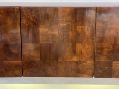 Slender Console Illuminated Floating Cabinet 1975