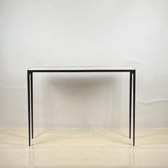 Esbelta consola de hierro forjado y pergamino "Esquisse" de Design Frères