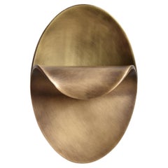 Slice 2 Sculptural Sconce in Brass